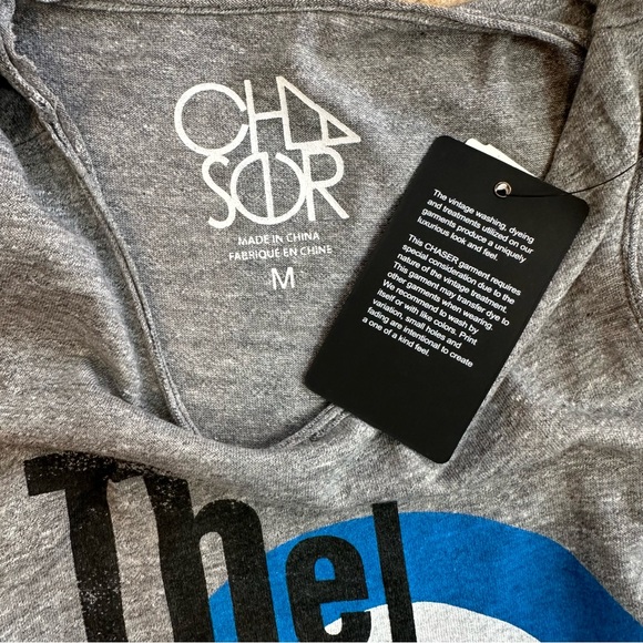 NWT Chaser The Who w/Target Tank in Grey Rock Band Album Tee TShirt Top M - Picture 5 of 5